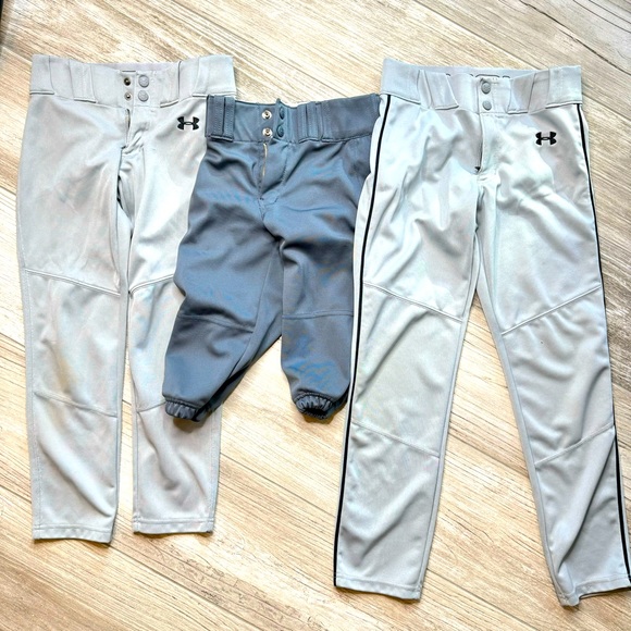 Under Armour Other - UNDER ARMOUR Baseball Bottom Bundle Size Ys & YM